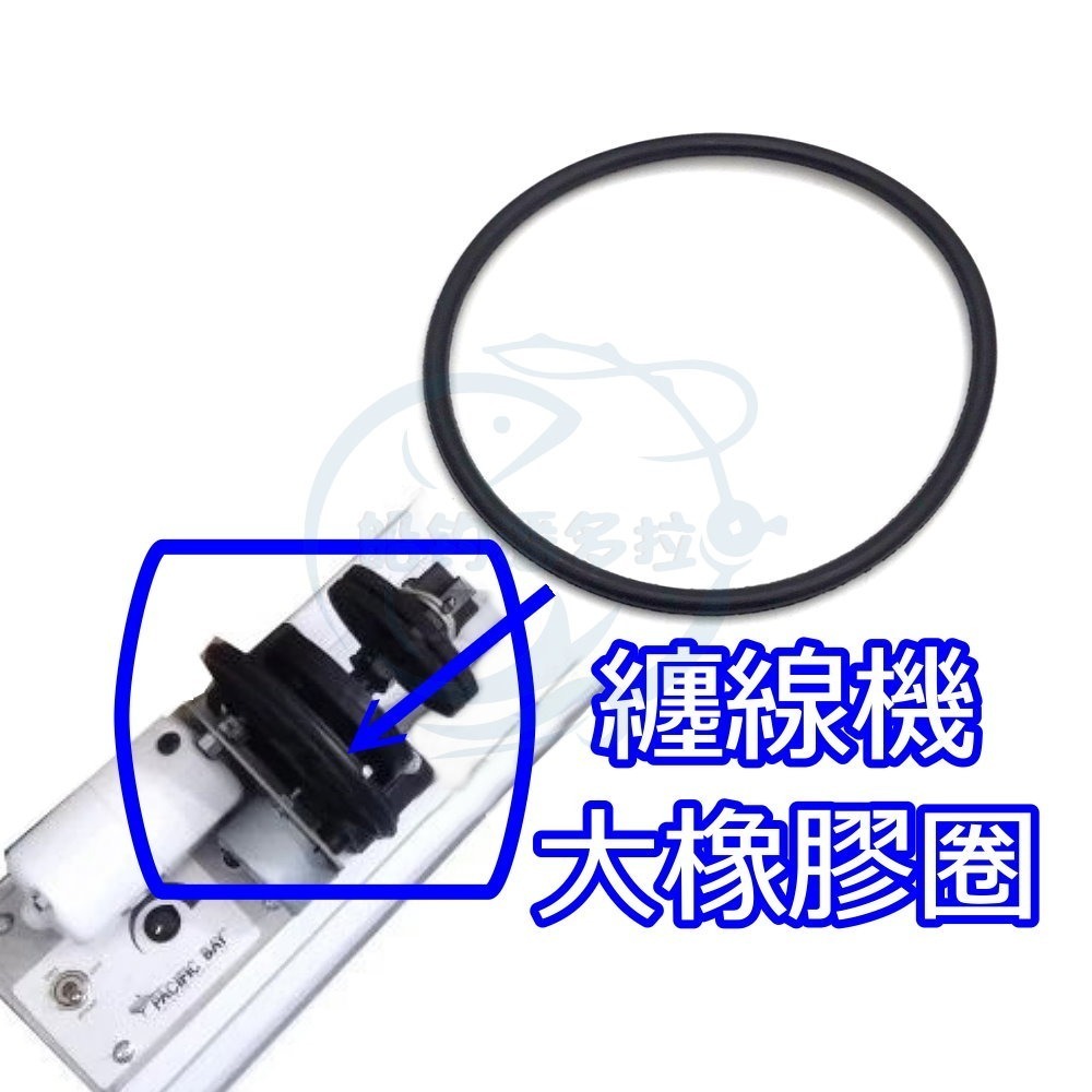 【船釣潘多拉】上線機橡膠圈 夾竿座小橡膠圈 纏線機大橡膠圈 纏線機橡膠圈 橡膠圈 單個-細節圖2