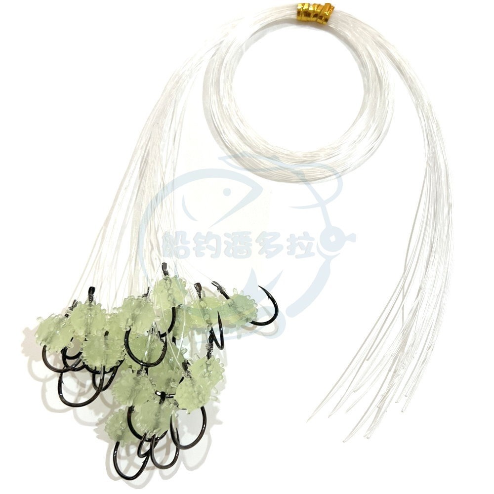 【船釣潘多拉】千又子線鉤 紅甘孫子線鉤 青雞 包公雞子線鉤 子線鉤-規格圖2