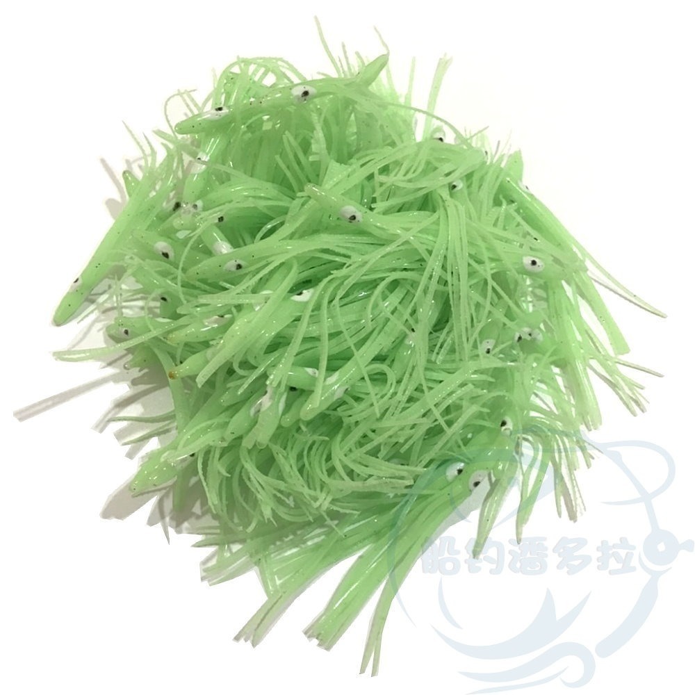 【船釣潘多拉】3.0吋 3.5吋 小卷 小管 小捲 小卷 夜光魷魚 夜光假餌 夜光小卷 路亞 假餌 大包裝-細節圖5