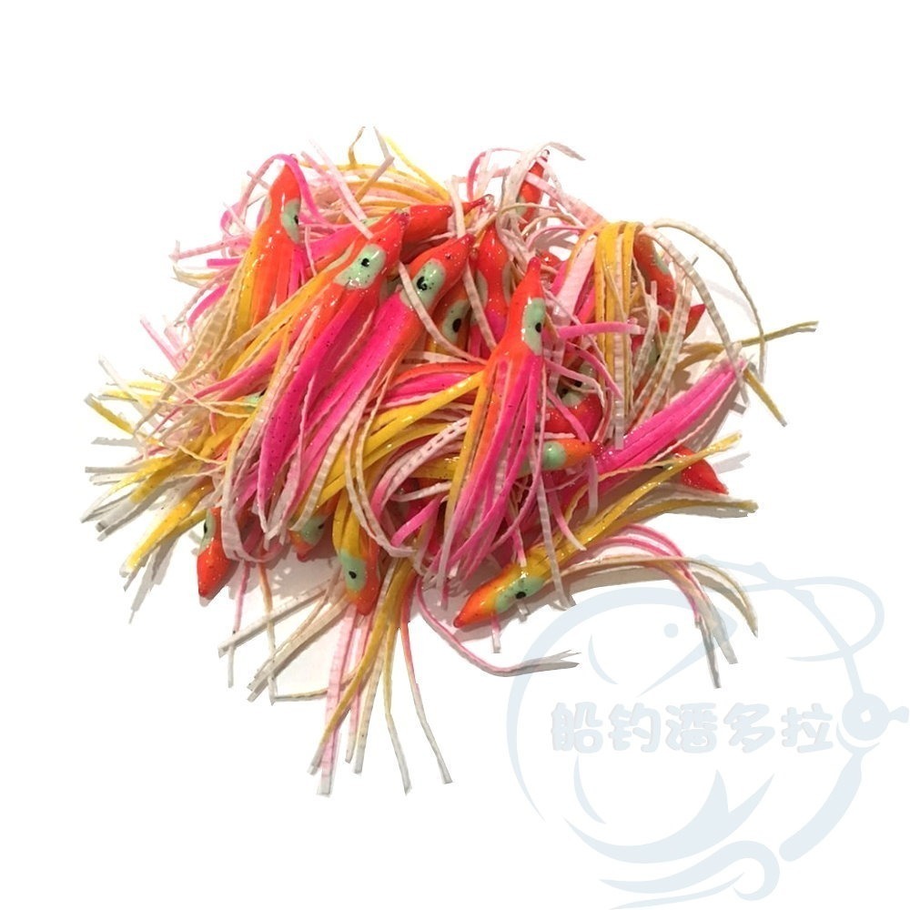【船釣潘多拉】3.0吋 3.5吋 小卷 小管 小捲 小卷 夜光魷魚 夜光假餌 夜光小卷 路亞 假餌 大包裝-細節圖6