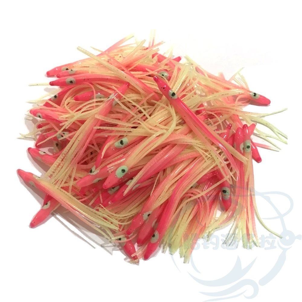 【船釣潘多拉】3.0吋 3.5吋 小卷 小管 小捲 小卷 夜光魷魚 夜光假餌 夜光小卷 路亞 假餌 大包裝-細節圖7