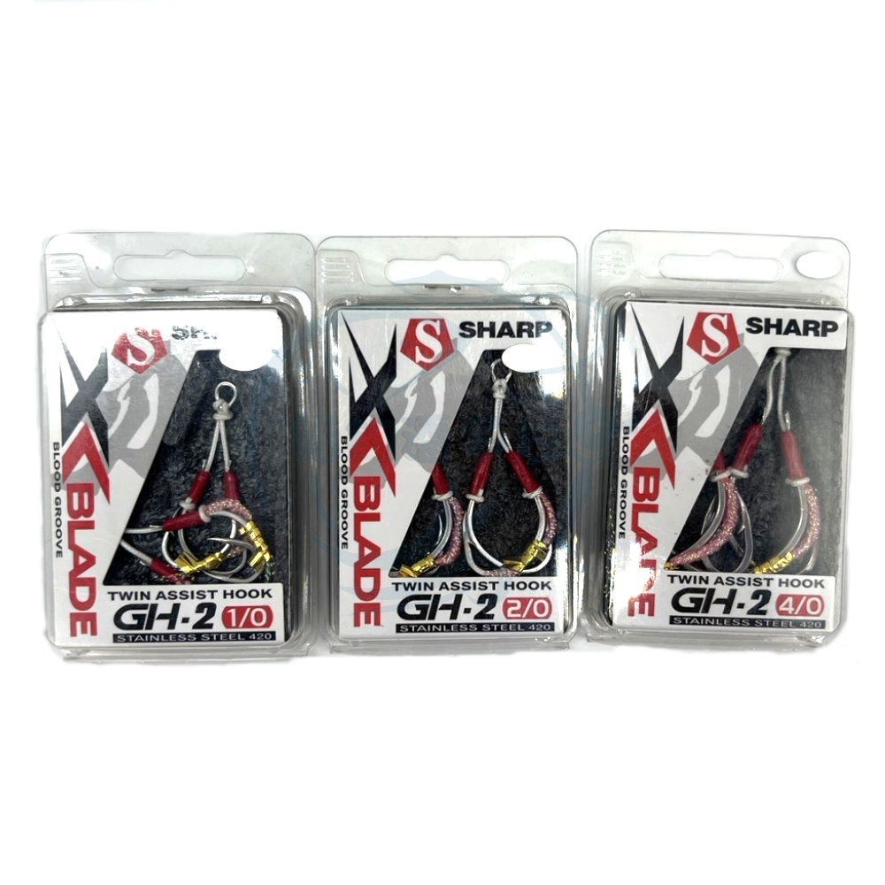 【船釣潘多拉】SHARP GH-2 輔助鉤 鐵板鉤 鐵板鈎-規格圖1