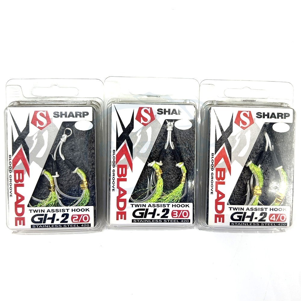 【船釣潘多拉】SHARP GH-2 輔助鉤 鐵板鉤 鐵板鈎-規格圖1
