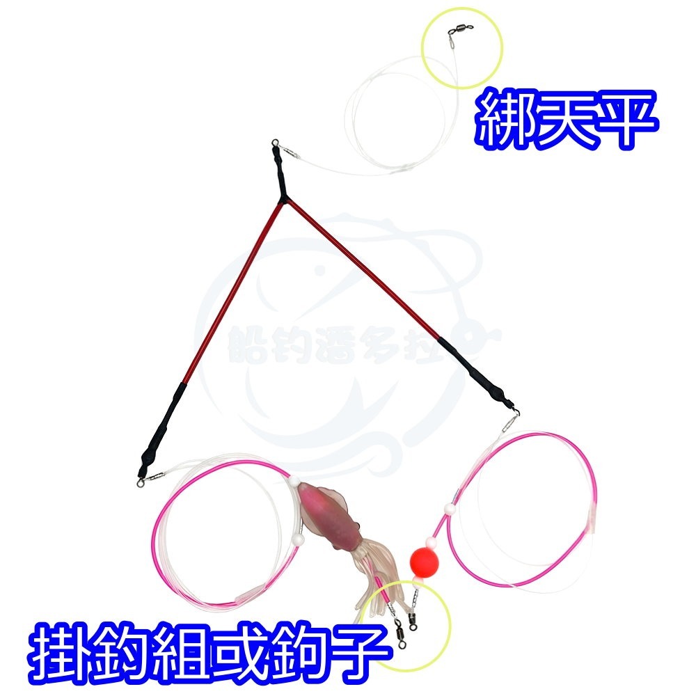 【船釣潘多拉】雙門分叉釣組 (1包)-細節圖2