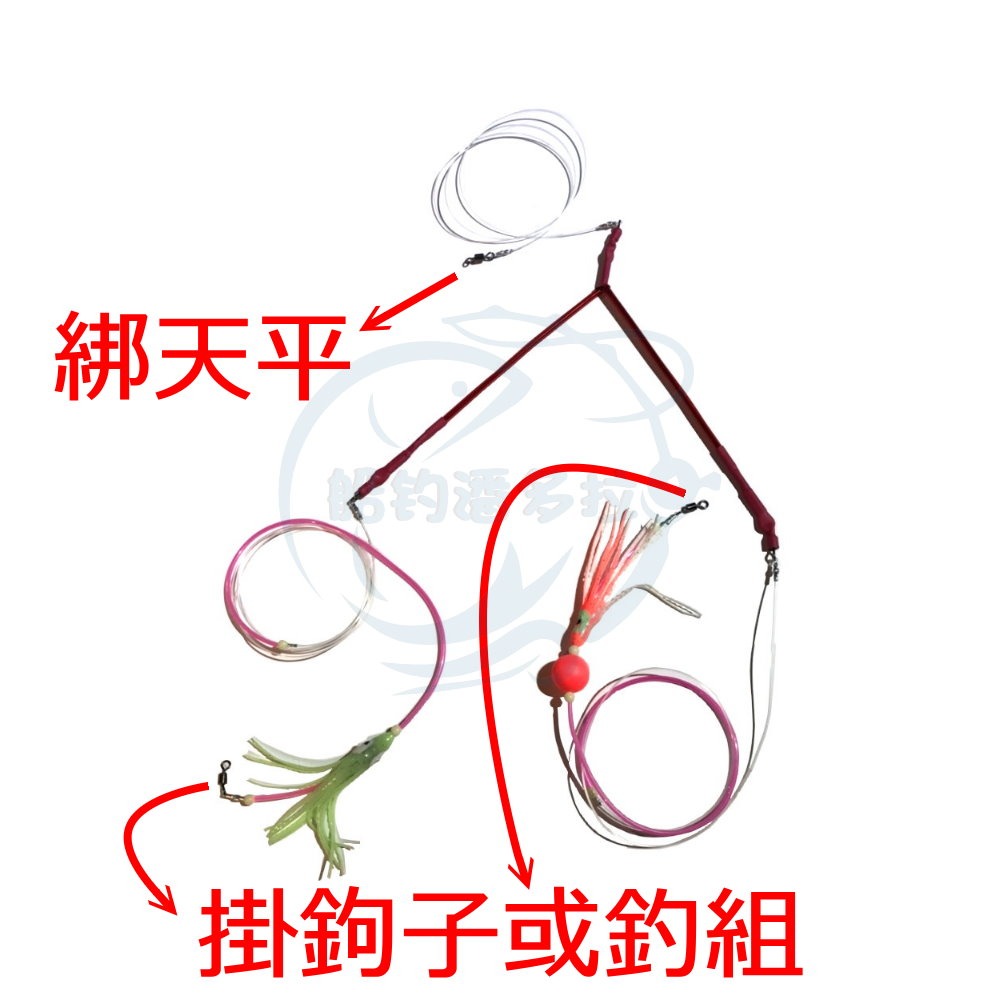 【船釣潘多拉】雙門分叉釣組 (1包)-細節圖2
