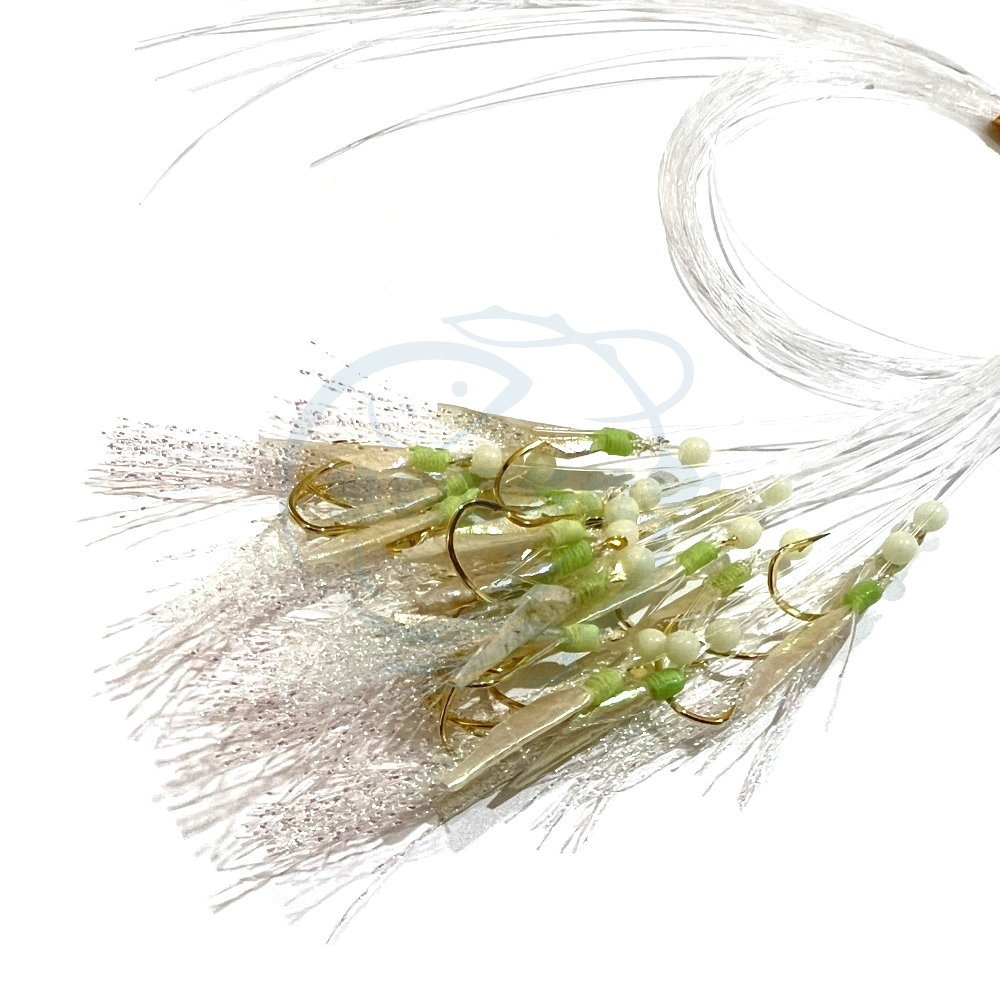 【船釣潘多拉】丸世魚皮鉤 真魚皮 魚皮仕掛 子線鉤 魚皮子線 花飛 巴啷 煙仔虎-細節圖3