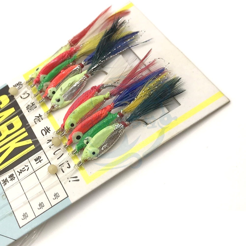 【船釣潘多拉】仿真小魚仕掛 小魚仕掛 夜光仕掛 仕掛釣組 仿真魚仕掛 夜光 仕掛 (1包)-細節圖3