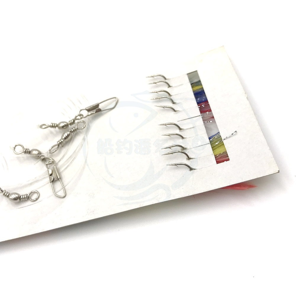 【船釣潘多拉】仿真小魚仕掛 小魚仕掛 夜光仕掛 仕掛釣組 仿真魚仕掛 夜光 仕掛 (1包)-細節圖4