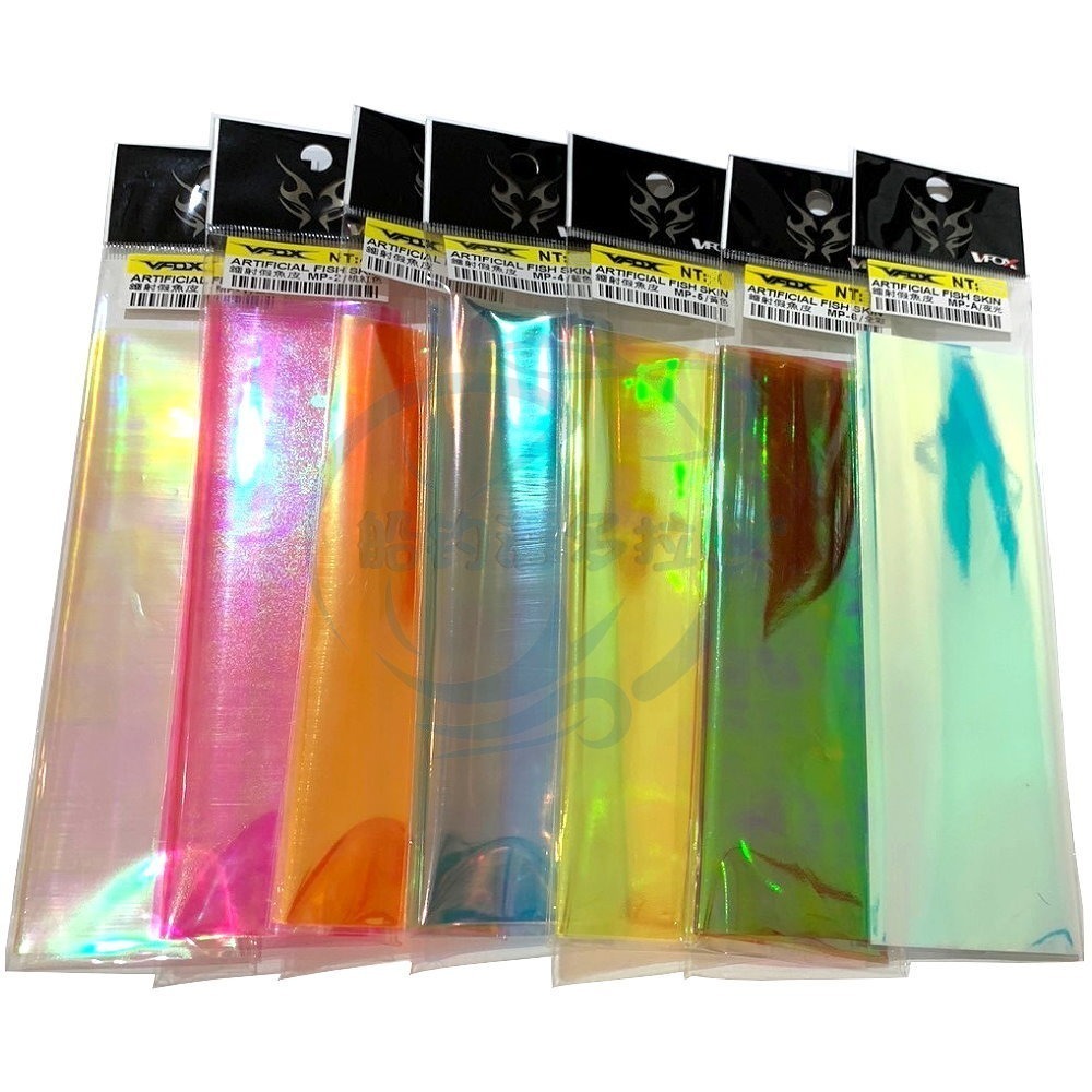 【船釣潘多拉】V-FOX 鐳射假魚皮 仕掛魚皮 假餌 DIY魚皮-細節圖3