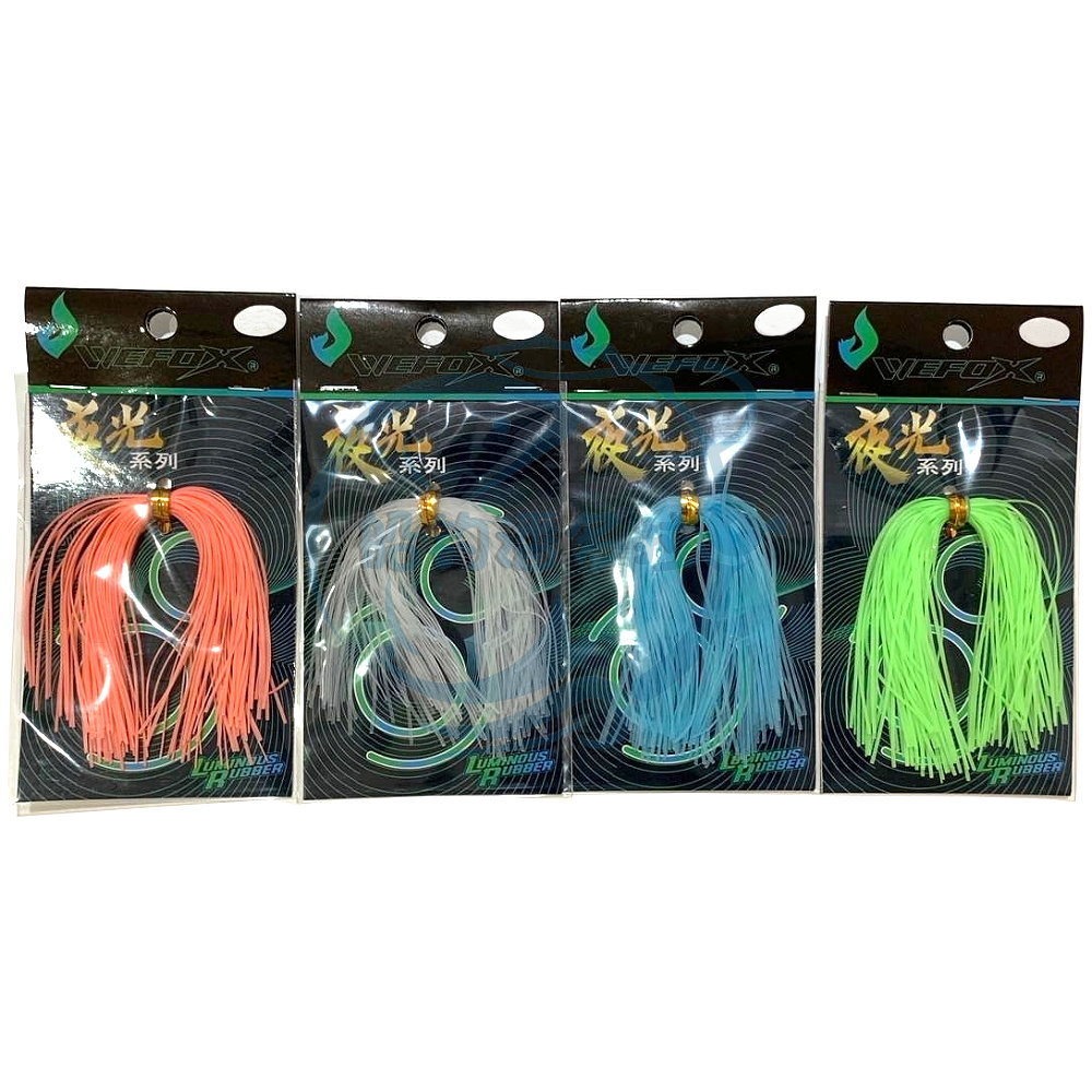 【船釣潘多拉】WEFOX 夜光圭膠絲 矽膠絲 夜光系列 假餌-細節圖3