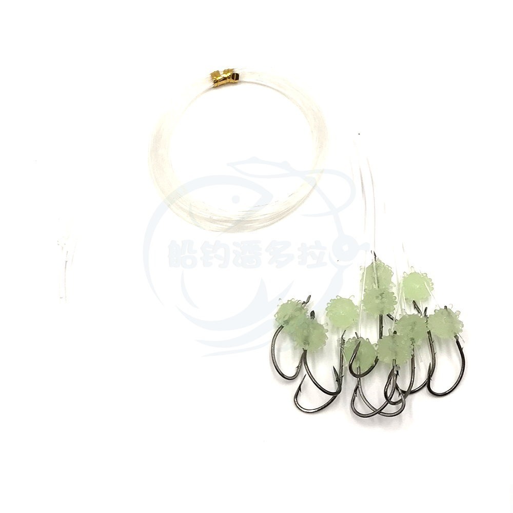 【船釣潘多拉】丸サ背刺子線鉤 背刺鉤 丸サ 帶線鈎 深海魚 中型魚 大目鰱 長尾鳥 紅魚 紅嘴針 紅尾鳥 嘎拉魚-細節圖2