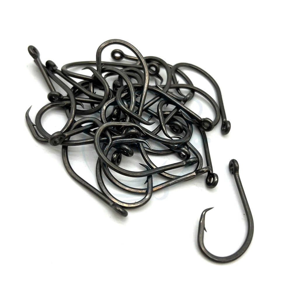 【船釣潘多拉】Harimitsu TF鉤身塗層 管付深海鈎 粗骨 深海鉤 深海鈎 (1包)-細節圖2