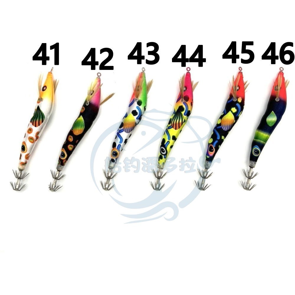 【船釣潘多拉】84款厚殼蝦 6號~46號 布卷 全新顏色 95mm 厚殼蝦布卷 厚殼仔 透抽 天龍蝦 後殼蝦 響珠蝦-規格圖6