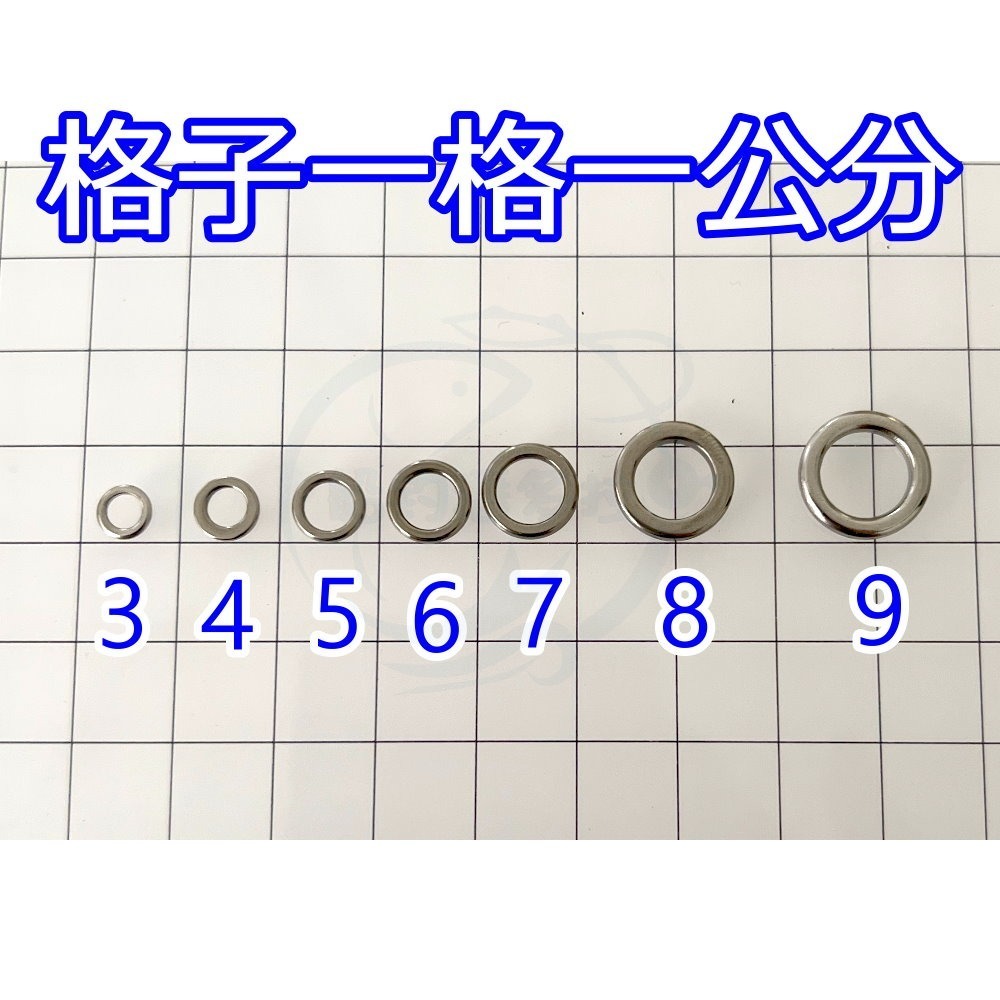 【船釣潘多拉】CONATO 口型環 O型環 實心環 鐵板路亞環 (一包)-細節圖2