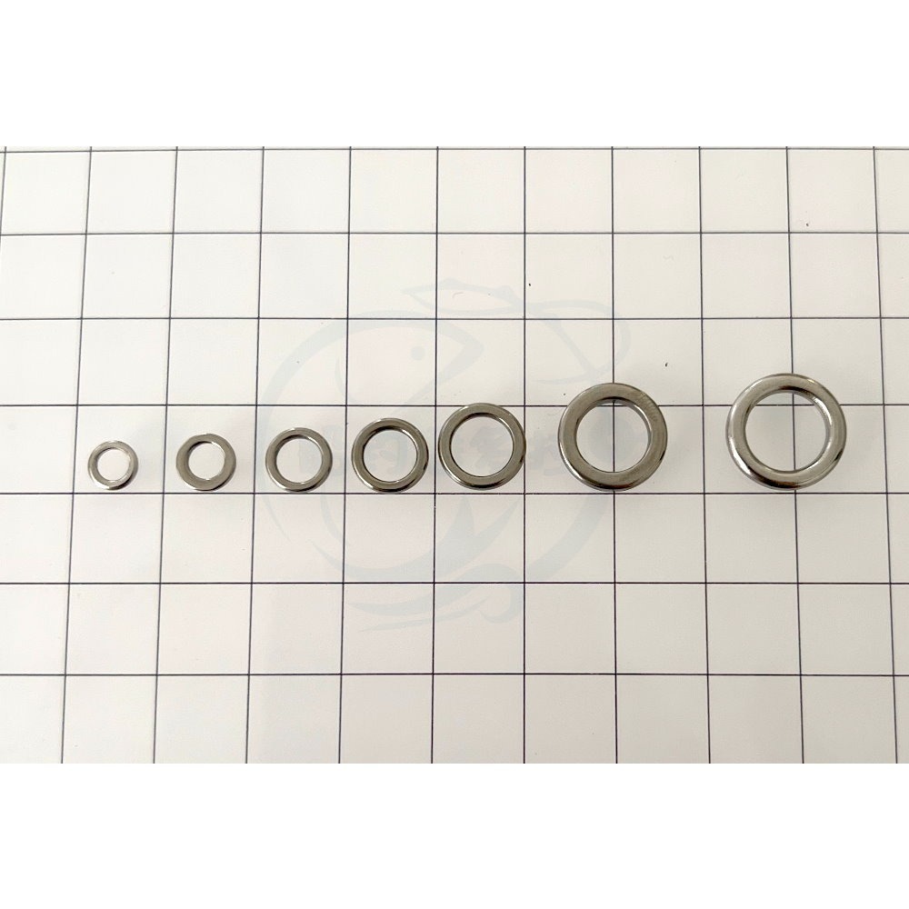 【船釣潘多拉】CONATO 口型環 O型環 實心環 鐵板路亞環 (一包)-細節圖3