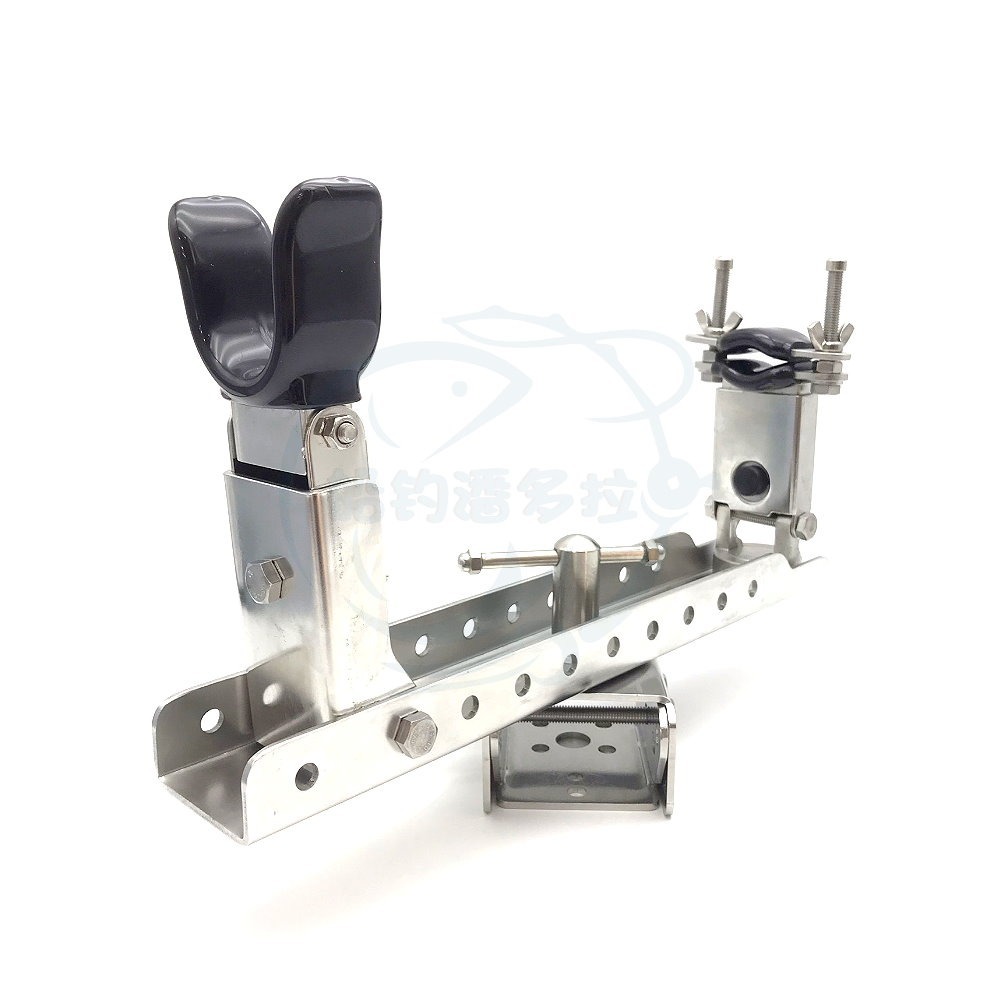 【船釣潘多拉】海鷹船竿架通用 5分E型座 簡易旋轉座 U行輔助旋轉座-細節圖3