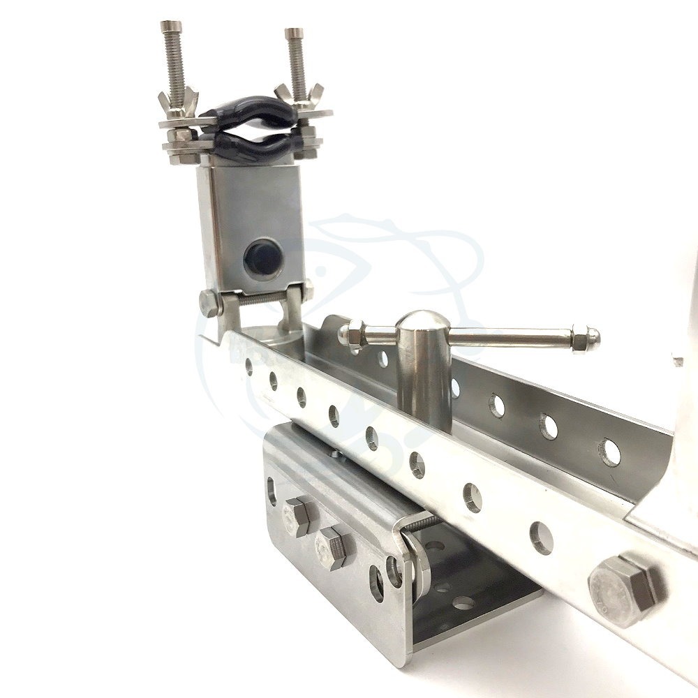 【船釣潘多拉】海鷹船竿架通用 5分E型座 簡易旋轉座 U行輔助旋轉座-細節圖6