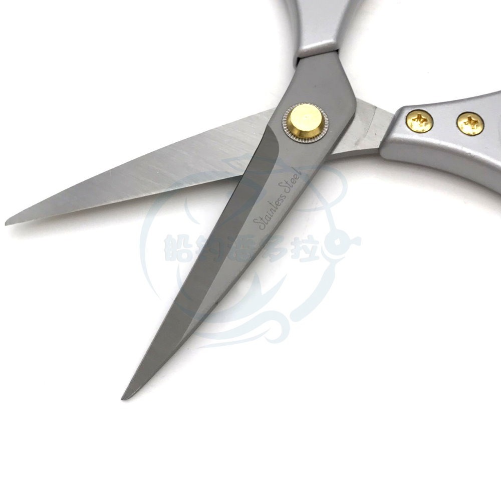 【船釣潘多拉】帝雉高級鋁柄事務剪 H-856 鎢金鋼 台灣製造 殺魚專用剪刀 海力士 釣魚用具 EVO-細節圖4