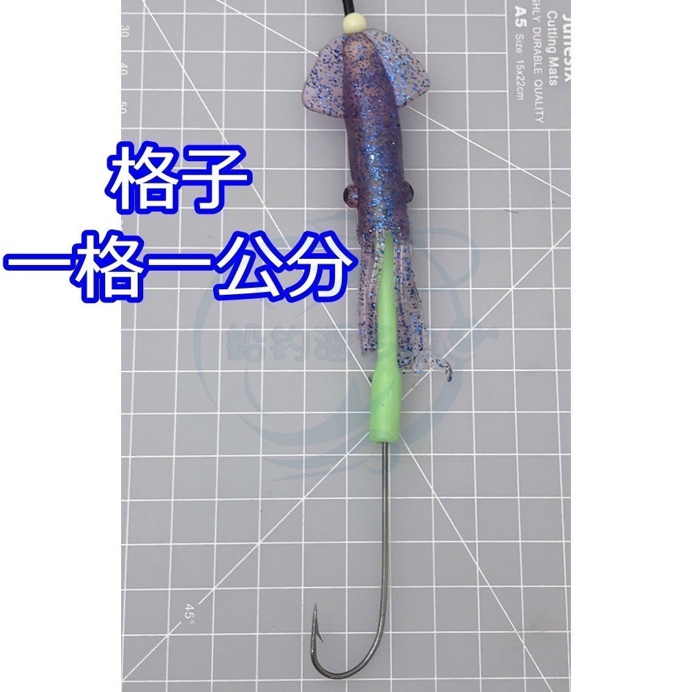 【船釣潘多拉】白帶長柄子線鉤 白帶鉤 夜光管 附小卷 倒鉤 白帶魚專用 太刀魚鉤 長柄鉤 倒鈎 白帶串鉤 白帶魚釣組-細節圖5