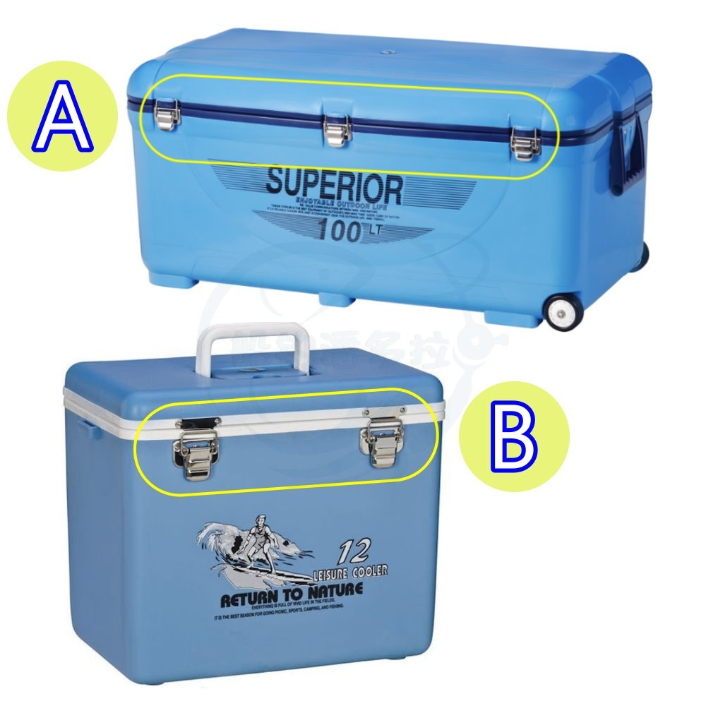 【船釣潘多拉】冰寶 冰箱前扣 冰箱扣環 配件 白鐵前扣 扣頭 一包兩入-細節圖4