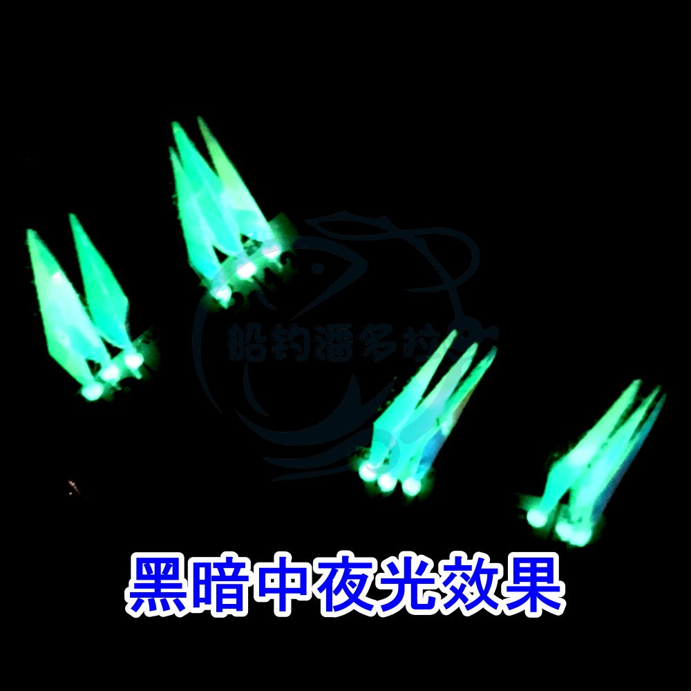 【船釣潘多拉】HAYABUSA 新夜光魚皮仕掛 SAB-L10 夜光絲仕掛 夜光珠仕掛 夜光魚皮仕掛 仕掛釣組 仕掛-細節圖5