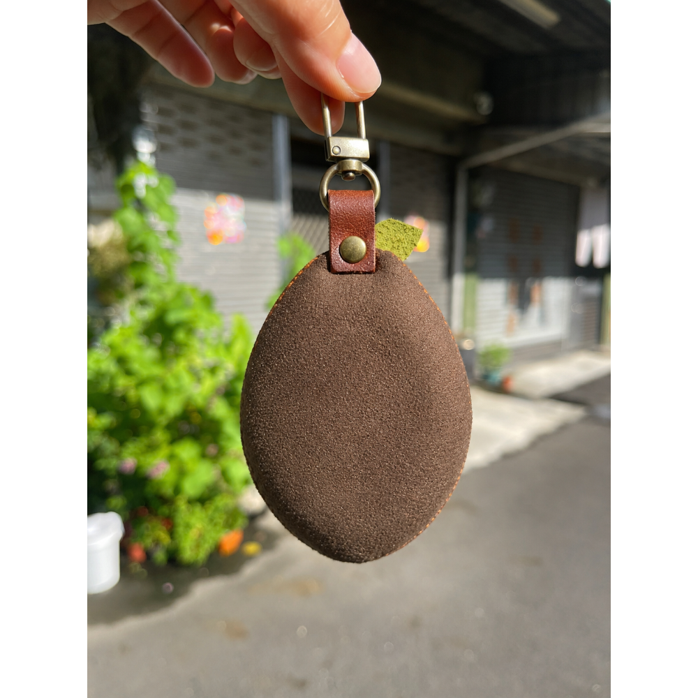 夏日芒果｜電子名片 × 螢幕擦 × 鑰匙圈｜手工布作｜客製化禮物-細節圖3