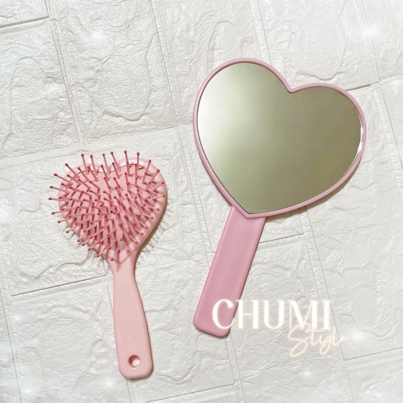 現貨❤️ 彩虹熊 Carebears周邊商品 鏡子 梳子 氣墊梳子 隨身鏡-細節圖2