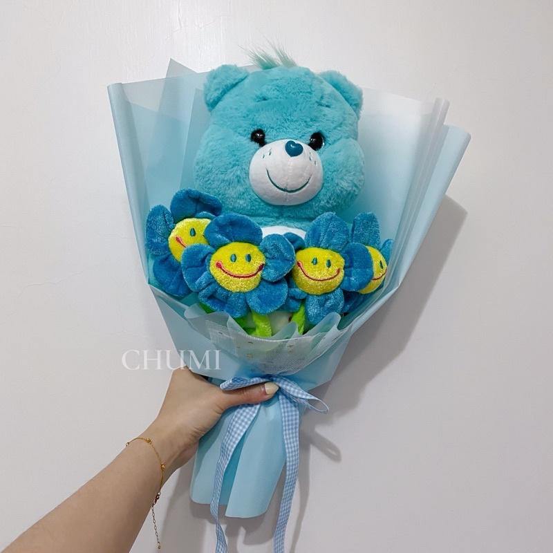 現貨❤️ Care Bears 30cm 花束 畢業花束 情人節花束 彩虹熊 彩虹熊花束-細節圖4