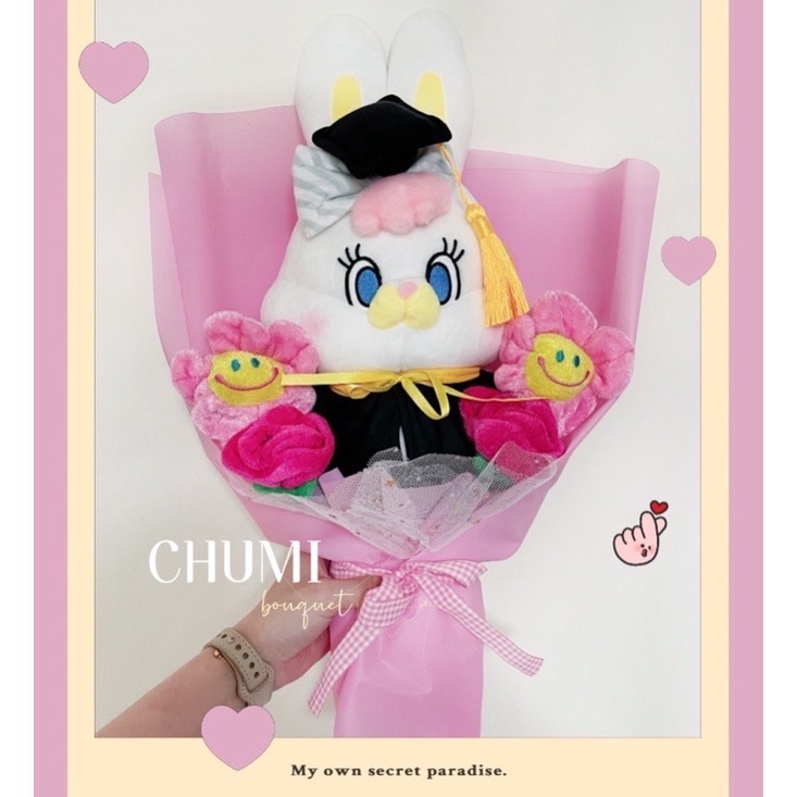 現貨❤️韓國Rico兔 花束  生日花束 畢業花束 七夕禮物 情人節花束聖誕禮物 交換禮物 聖誕節-細節圖4