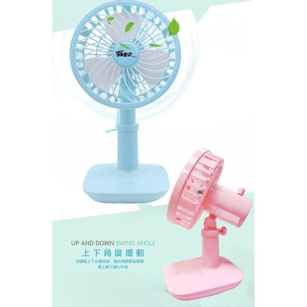 全新庫存品【羅密歐】4吋自動旋轉強速風扇 EF-0408-細節圖2