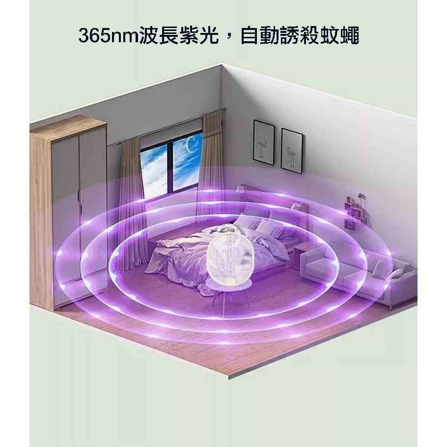 【KOLIN歌林】二合一旋轉摺疊捕蚊燈/電蚊拍KEM-DL20-細節圖7