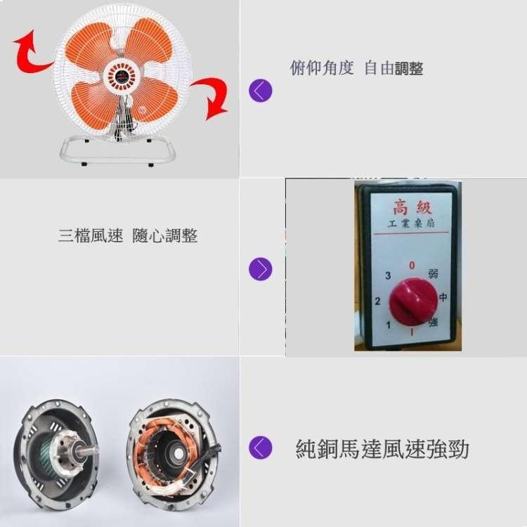 【皇銘/金展輝】18吋超強風工業座扇A-18140-細節圖4