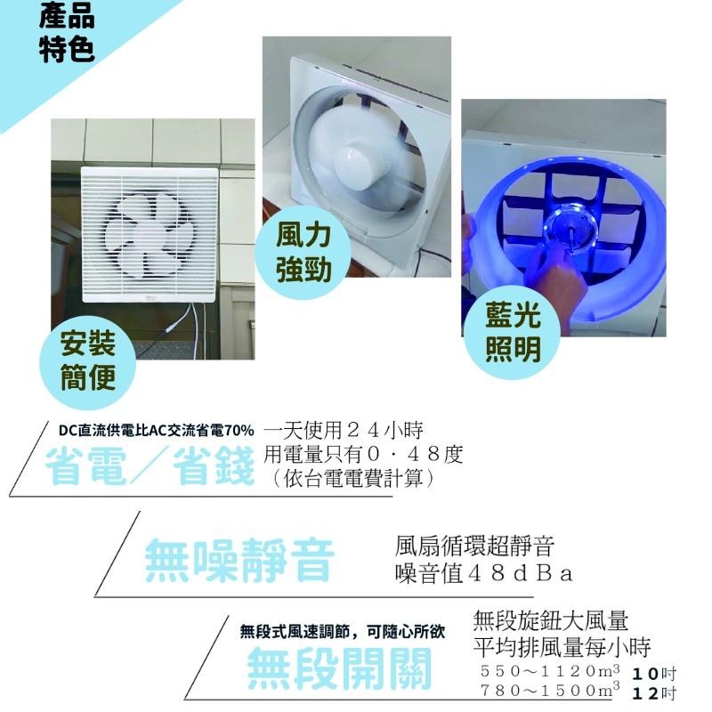 【LAPOLO藍普諾】直流DC吸排扇LAN1-1206-細節圖5