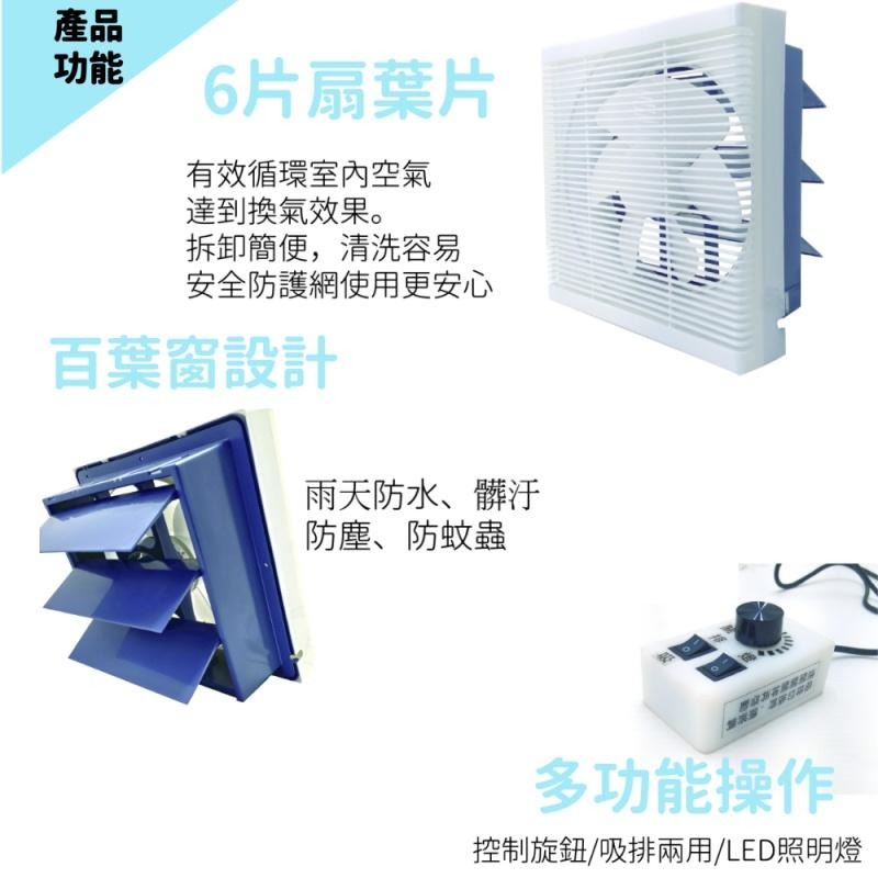 【LAPOLO藍普諾】直流DC吸排扇LAN1-1206-細節圖7