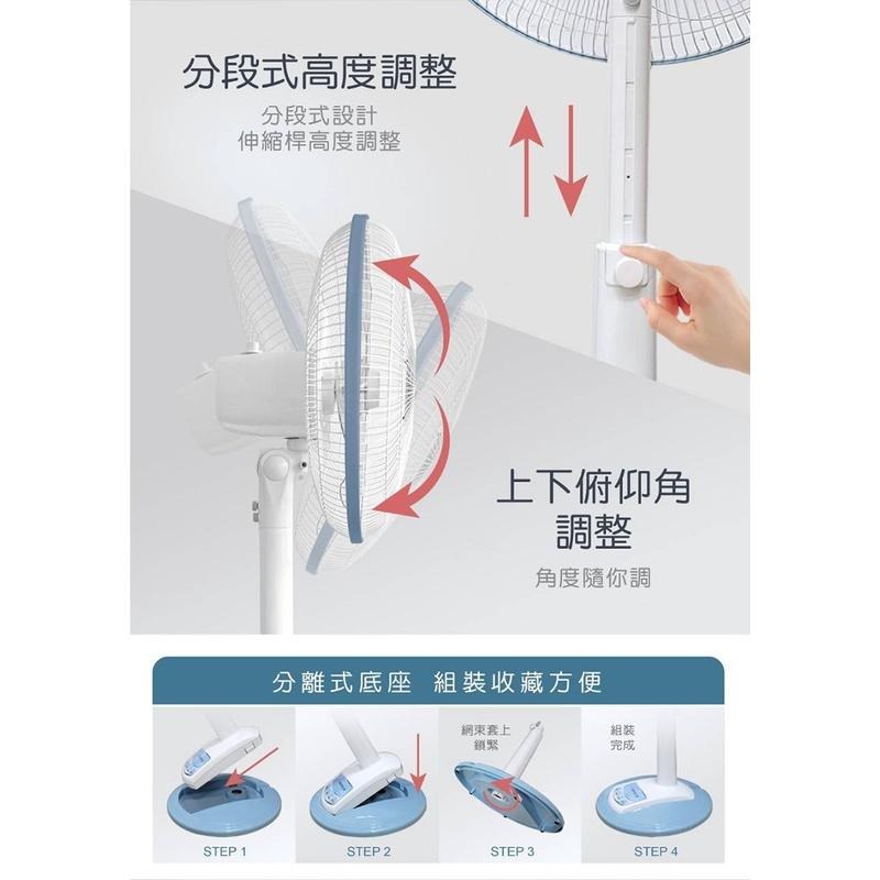 【伊娜卡】18吋強風商用桌立扇ST-1831-細節圖6