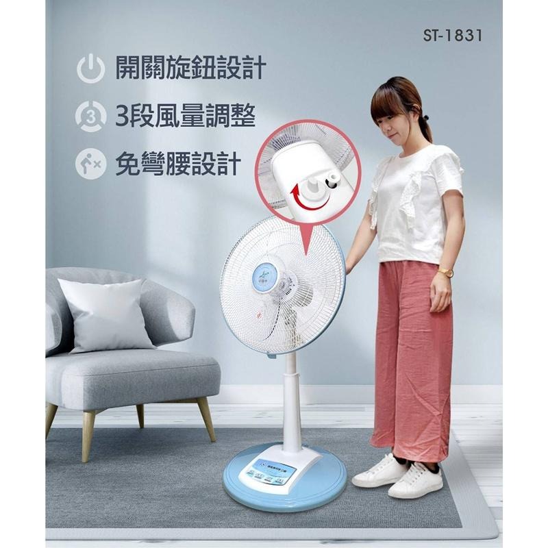 【伊娜卡】18吋強風商用桌立扇ST-1831-細節圖7
