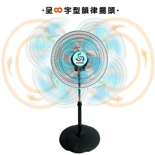 【金展輝】14吋工業立扇A-1411-細節圖4