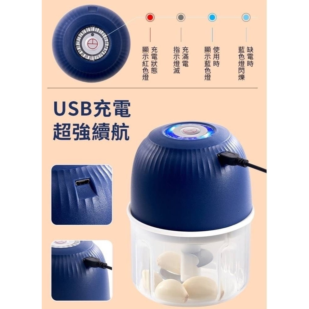(預購商品6/14結單)迷你電動搗蒜器-細節圖4