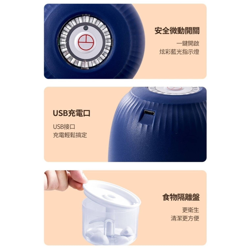 (預購商品6/14結單)迷你電動搗蒜器-細節圖7