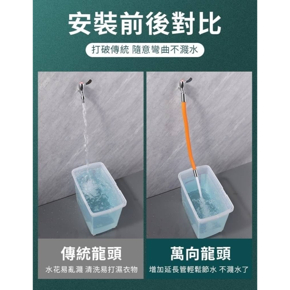 (預購商品6/14結單)50公分萬向水龍頭延長管-細節圖2