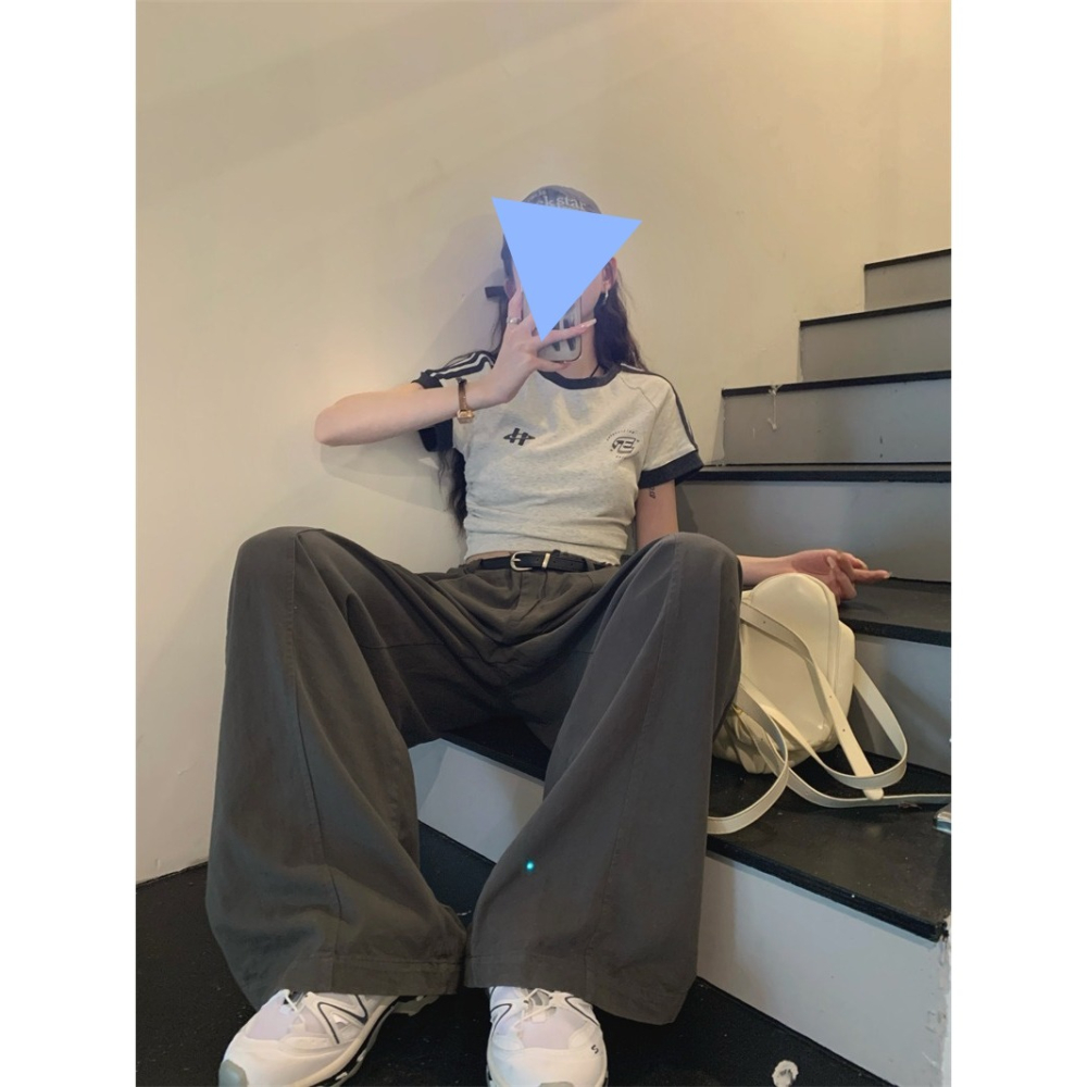 【壓紋機能】慵懶居家彈性休閒寬褲
