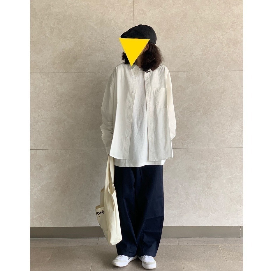 3月應付春天偶爾偶爾的小涼意~日系純色簡約百搭襯衫，不管季節就是一定要有一件-細節圖4