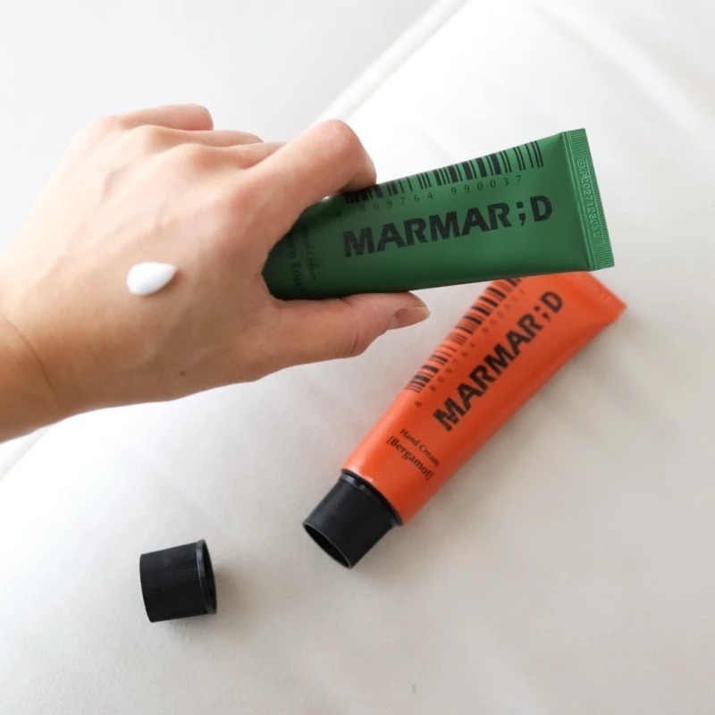 MARMAR D 綠玫瑰 山林檜木 無花果 木質皮革 花卉小舖 佛手柑 護手霜-細節圖2