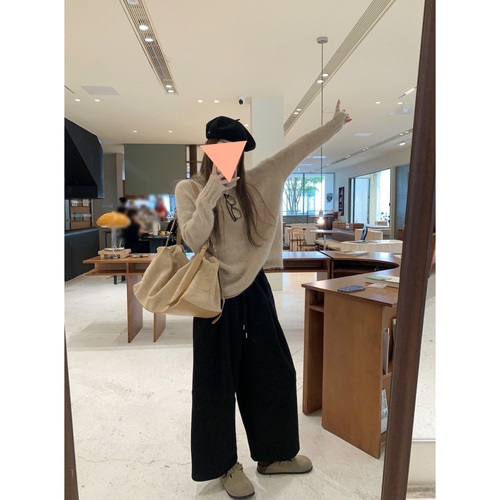 10月秋冬遲早會來妳遲早要穿~整體能穿出一股慵懶隨興的氛圍9分休閒褲-細節圖5