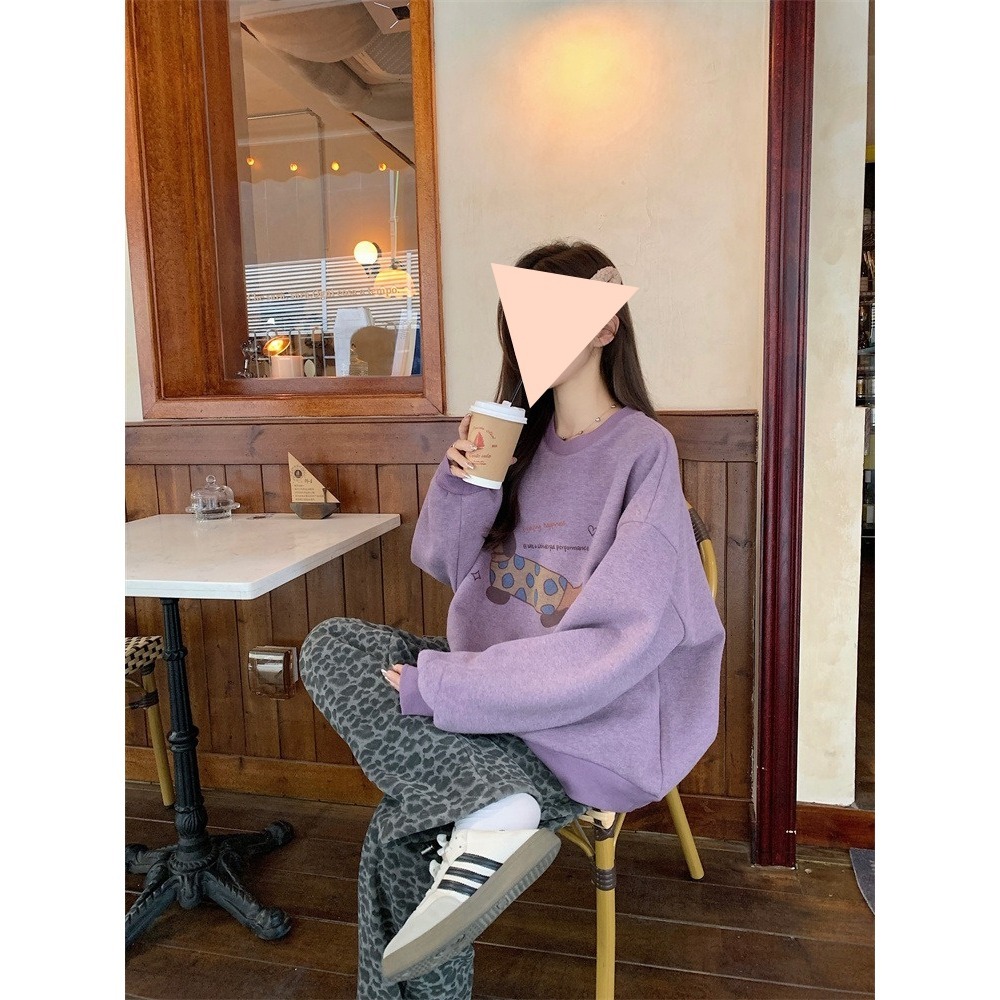 11月檢查看看有沒有沒加進購物車~隨便穿哪色都可愛臘腸狗趣味印tee-細節圖2