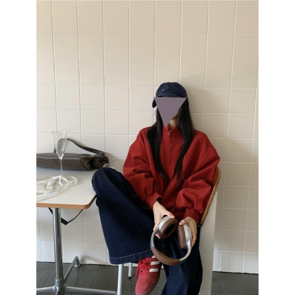 9月銜接秋天的日常~應該是近期最常穿出場的一件半高領泡泡袖長tee-細節圖2