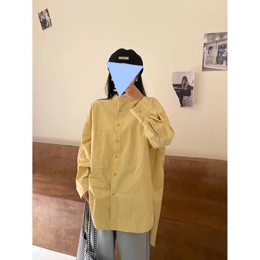 5月夏天真的回來了‼️~怎麼辦妳是不是也選不出來~先包色再說立領襯衫-細節圖3