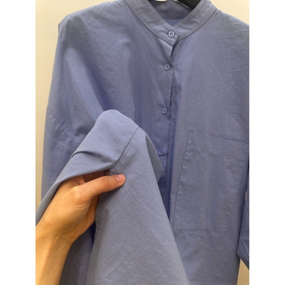 5月夏天真的回來了‼️~怎麼辦妳是不是也選不出來~先包色再說立領襯衫-細節圖5