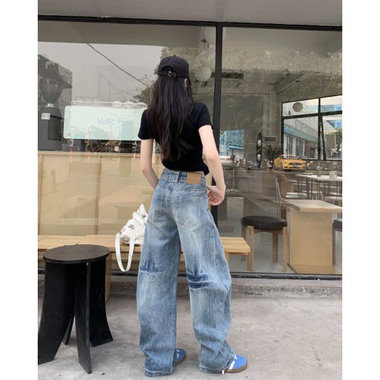 6月氣溫開始在加熱🌡️這種寬鬆度剛剛好休閒高腰彎刀褲-細節圖6