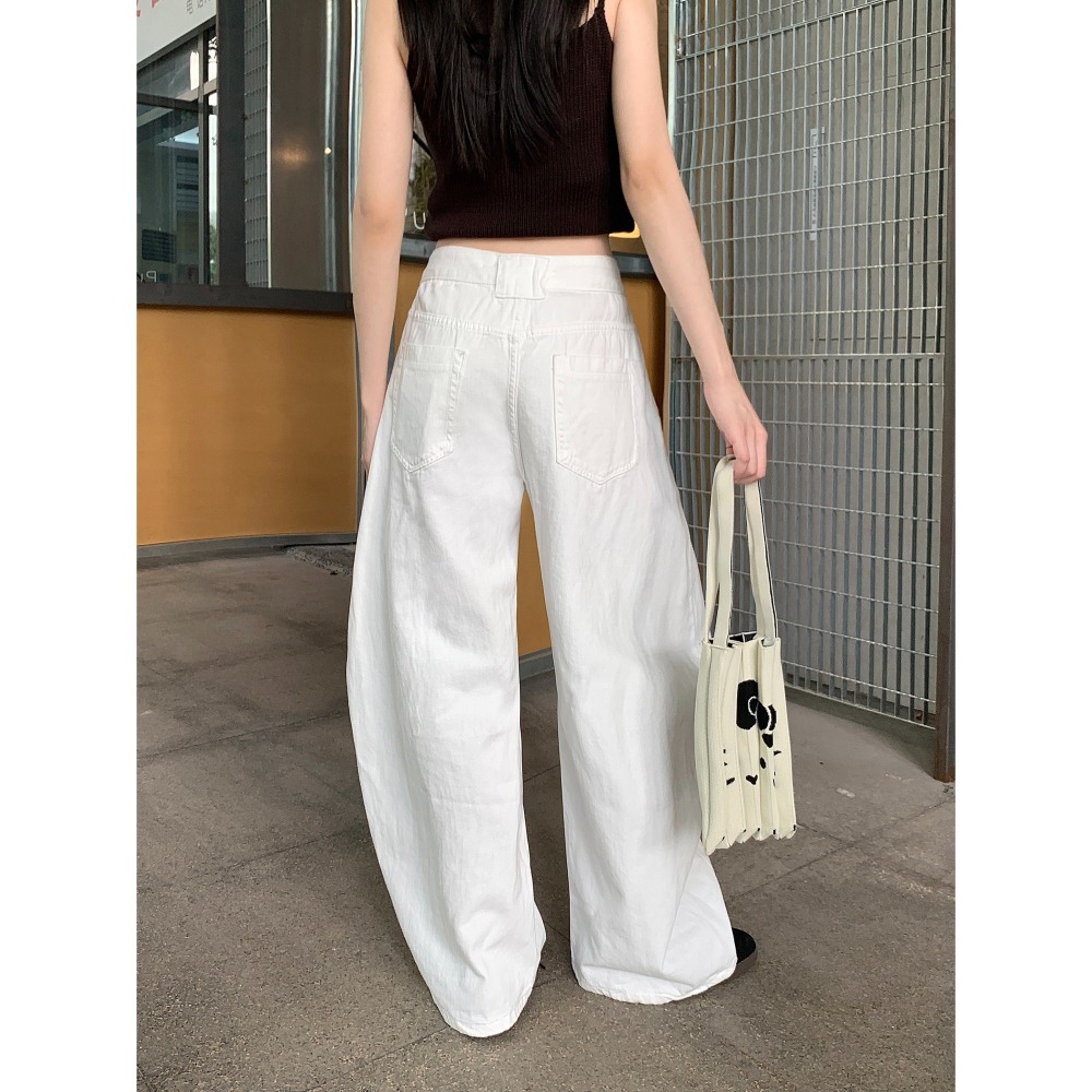 6月氣溫開始在加熱🌡️這種寬鬆度剛剛好休閒高腰彎刀褲-細節圖2